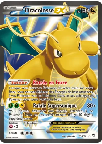 Dracolosse EX #108 — Poings Furieux
