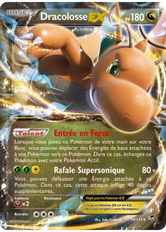 Dracolosse EX #74 — Poings Furieux