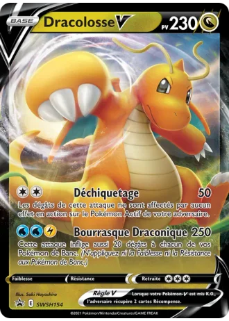 Dracolosse V SWSH154 — Épée & Bouclier Promos