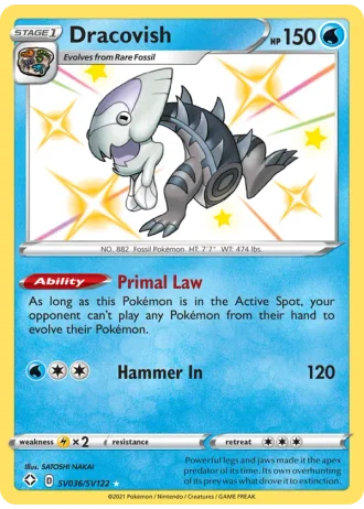 Dracovish SV036/122 — Shiny Vault (Shining Fates)