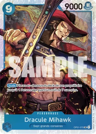 Dracule Mihawk (OP01-070) (Alternative Art) — ONE PIECE CARD THE BEST (PRB01)