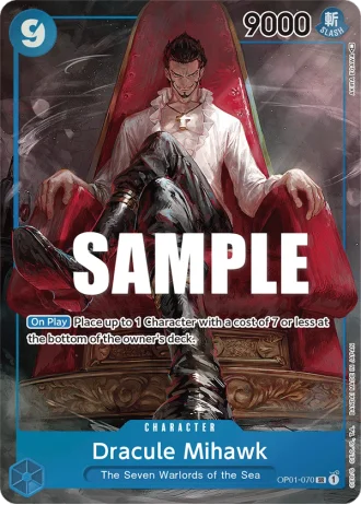 Dracule Mihawk (OP01-070) (Alternative Art) — Romance Dawn (OP01)
