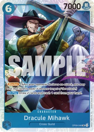 Dracule Mihawk (OP09-048) — Emperors in the New World (OP09)