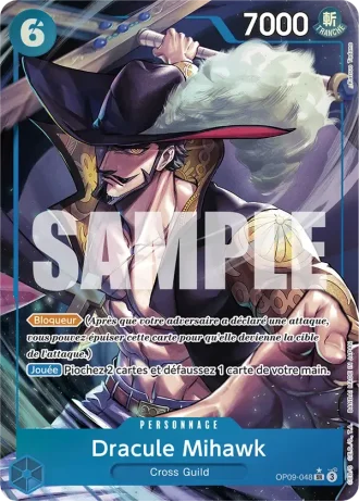Dracule Mihawk (OP09-048) (Alternative Art) — Les Nouveaux Empereurs (OP09)