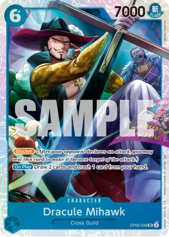 Dracule Mihawk (OP09-048) (Reprint) — One Piece Card The Best Vol.2(PRB02)