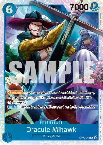 Dracule Mihawk (OP09-048) (Reprint) — ONE PIECE CARD THE BEST vol.2 (PRB02)