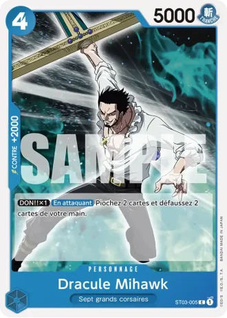 Dracule Mihawk (ST03-005) (Full Art) — ONE PIECE CARD THE BEST (PRB01)