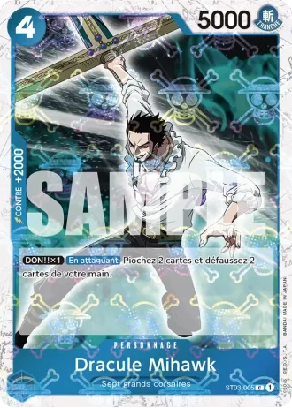 Dracule Mihawk (ST03-005) (Jolly Roger Foil) — ONE PIECE CARD THE BEST (PRB01)