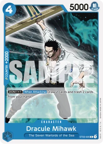 Dracule Mihawk (ST03-005) (Reprint) — One Piece The Best (PRB01)