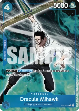 Dracule Mihawk (ST03-005) (Reprint) — ONE PIECE CARD THE BEST (PRB01)