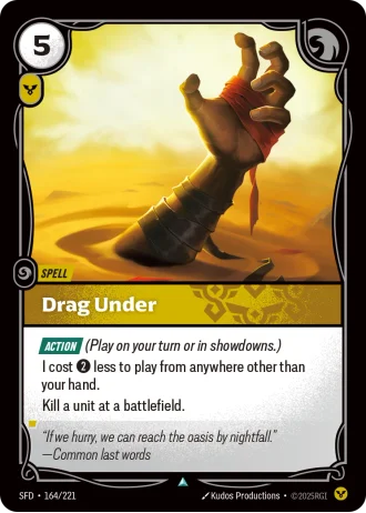 Drag Under #164/221 — Spiritforged