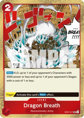 Dragon Breath (OP07-017) (Pirate Foil) — One Piece Card The Best Vol.2(PRB02)