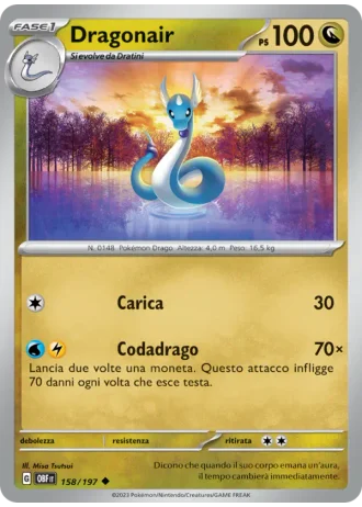 Dragonair #158 — Ossidiana Infuocata