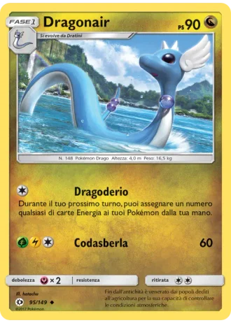 Dragonair #95/149 — Sole e Luna
