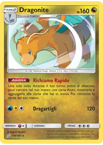Dragonite #119/181 — Gioco di Squadra