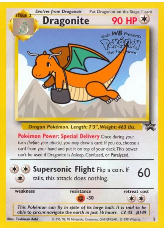 Dragonite #5 — Wizards Promos