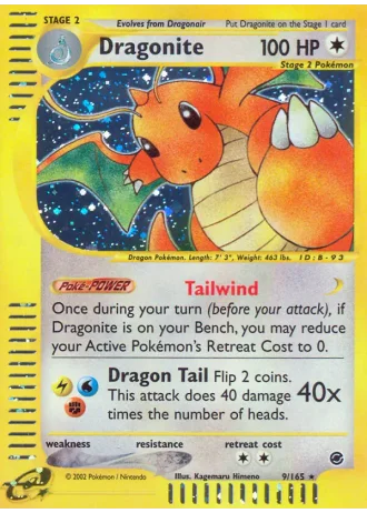 Dragonite #9 — Expedition Base Set