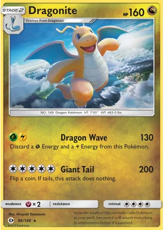 Dragonite #96 — Sun & Moon