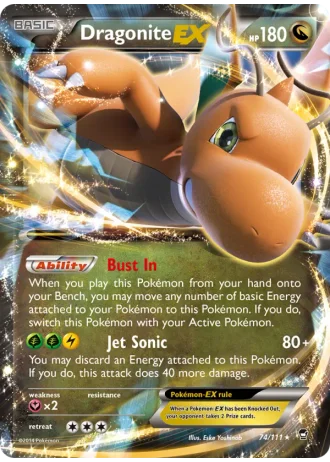 Dragonite EX #74 — Furious Fists
