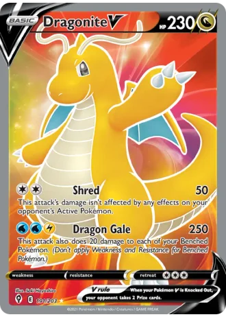 Dragonite V #191 — Evolving Skies