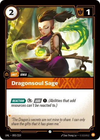 Dragonsoul Sage #093/219 — Unleashed
