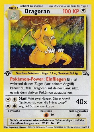 Dragoran (1. Edition) #4 — Fossil (1. Edition)