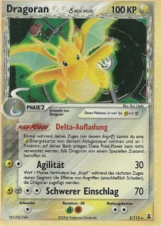 Dragoran #3 — EX Delta Species
