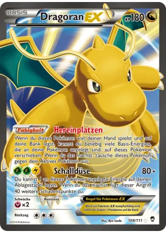Dragoran EX #108/111 — Fliegende Fäuste