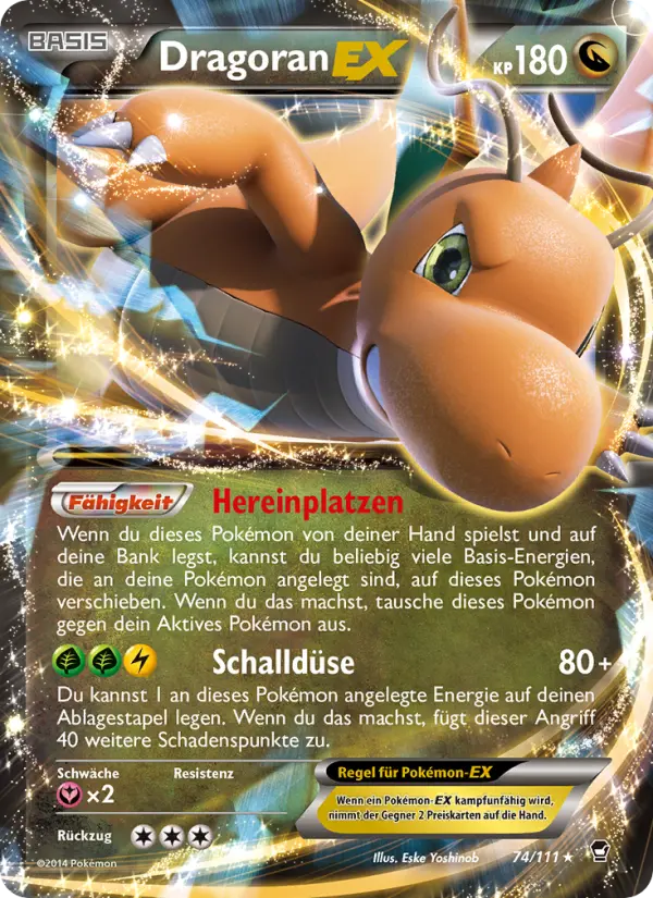 Dragoran EX #74 — Fliegende Fäuste