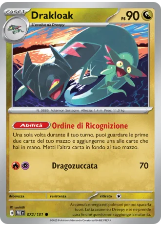 Drakloak #072/131 — Evoluzioni Prismatiche