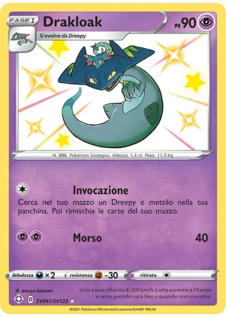 Drakloak SV061/122 — Tesoro Cromatico (Destino Splendente)