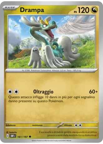 Drampa #161/197 — Ossidiana Infuocata