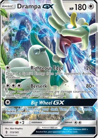 Drampa GX #115/145 — Guardians Rising
