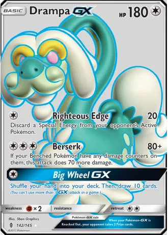 Drampa GX #142/145 — Guardians Rising