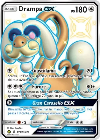 Drampa GX SV80/94 — Tesoro Cromatico (Destino Sfuggente)