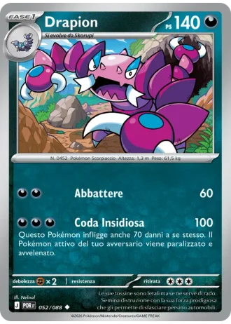Drapion #052 — Equilibrio Perfetto