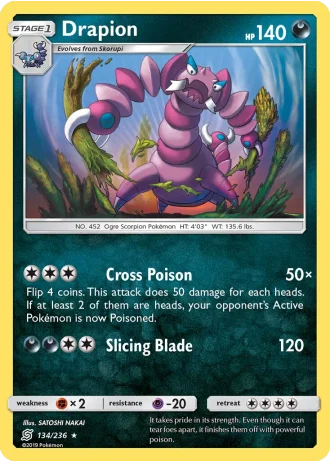 Drapion #134/236 — Unified Minds