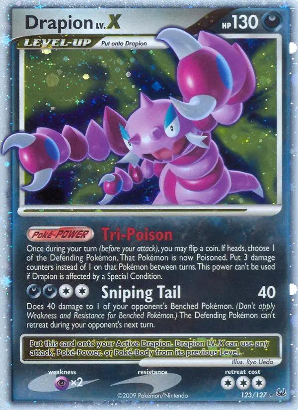 Drapion LIV.X #123 — Platino