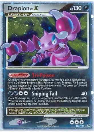 Drapion LIV.X #123/127 — Platino
