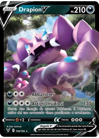 Drapion V #106 — Voltaggio Sfolgorante