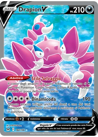 Drapion V #182 — Origine Perduta