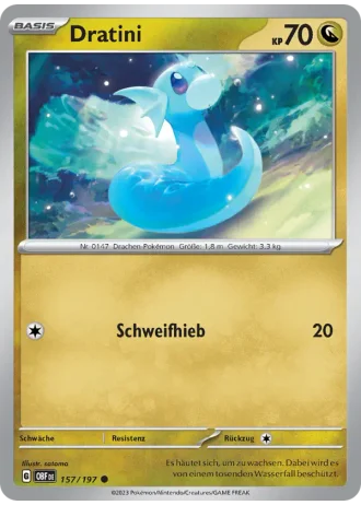 Dratini #157/197 — Obsidianflammen