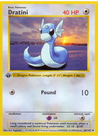 Dratini #26/102 — Base Set