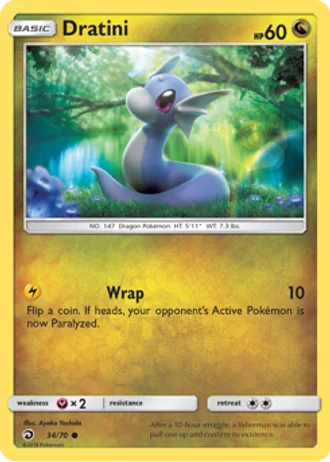 Dratini #34/70 — Majestät Der Drachen