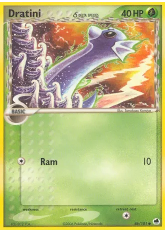 Dratini #46/101 — EX Dragon Frontiers
