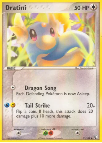 Dratini #53/109 — Team Rocket Returns