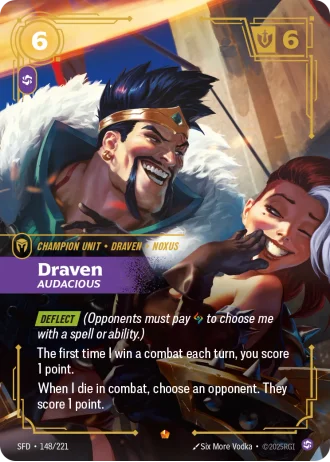 Draven, Audacious #148/221 — Spiritforged