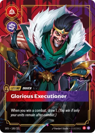 Draven, Glorious Executioner #185/221 — Spiritforged