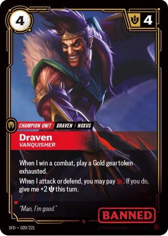Draven, Vanquisher #020/221 — Spiritforged