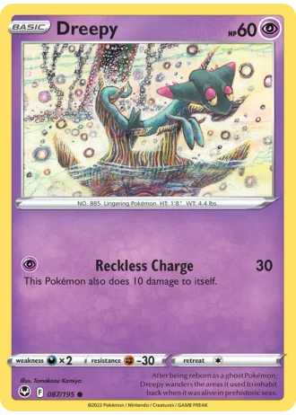 Dreepy #087/195 — Silver Tempest